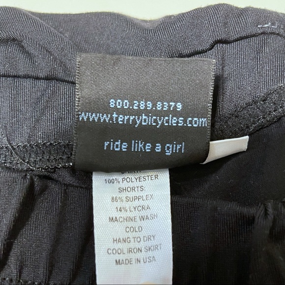 Terry Precision Cycling skort, gray floral print - Picture 8 of 11